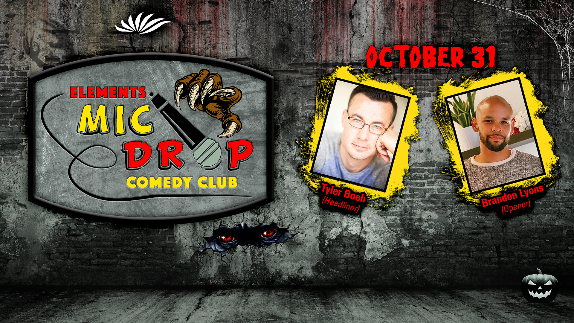 Seven Feathers Casino Resort In Canyonville Oregon Hosts Live Comedy This Halloween Featuring Brandon Lyons and Tyler Boeh